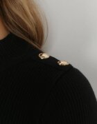  Rochie Neagră Tricotată Taerara