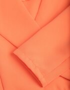  Rochie Portocalie Tip sacou Mini cu Bust Petrecut Nivrade