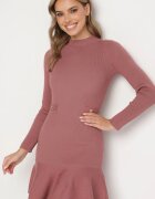  Rochie roz-închisă de tricot Taerara