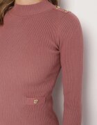  Rochie roz-închisă de tricot Taerara