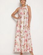  Rochie Roză De satin Cu flori Fenaresia