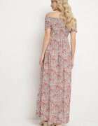  Rochie Rozalie Spaniolă Lungă din Bumbac cu Imprimeu Floral Mrosa