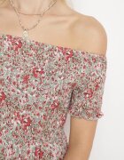 Rochie Rozalie Spaniolă Lungă din Bumbac cu Imprimeu Floral Mrosa