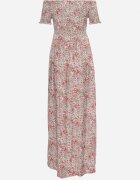  Rochie Rozalie Spaniolă Lungă din Bumbac cu Imprimeu Floral Mrosa