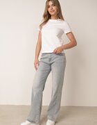 romee's T-shirt clasic din bumbac cu croială dreaptă Heneia Alb