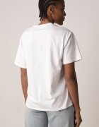 romee's Tricou Alb din Bumbac Tip Oversize Nedika