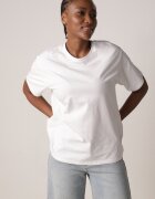 romee's Tricou Alb din Bumbac Tip Oversize Nedika