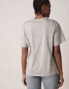 romee's Tricou Gri din Bumbac Tip Oversize Nedika