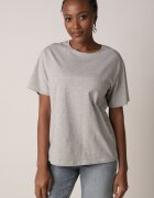 romee's Tricou Gri din Bumbac Tip Oversize Nedika