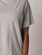 romee's Tricou Gri din Bumbac Tip Oversize Nedika
