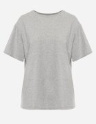 romee's Tricou Gri din Bumbac Tip Oversize Nedika