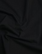romee's Tricou Negru din Bumbac cu Spate Mai Lung și Decupaje Laterale Cordalea