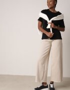 romee's Tricou Negru din Bumbac Tip Oversize Nedika