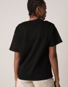 romee's Tricou Negru din Bumbac Tip Oversize Nedika