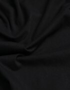 romee's Tricou Negru din Bumbac Tip Oversize Nedika