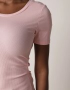 romee's Tricou Roz Reiat Decorat pe Laterale cu Încrețituri Nedisa