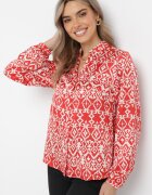 rosa Cămașă Roșie cu Imprimeu Modelat Enzoa
