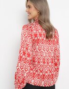 rosa Cămașă Roșie cu Imprimeu Modelat Enzoa