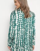 rosa Cămașă Verde închis Decorată Cu model mozaic Melinn