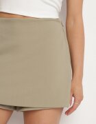 rosa Fustă-pantaloni scurți Verde deschis în Stil Clasic Cleviane