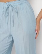 rosa Pantaloni albaștri cu elastic la talie Angelona