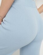 rosa Pantaloni albaștri cu viscoză cu croială largă Erariela
