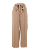 rosa Pantaloni Bej Largi Pheriko