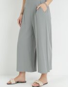 rosa Pantaloni culottes mentă de bumbac lungime 7/8 Anaim