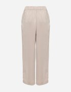rosa Pantaloni Elegante Bej cu croială dreaptă cu talie înaltă Jenanora