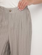 rosa Pantaloni Gri Largi cu Talie Înaltă Natalania