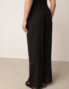 rosa Pantaloni Negri cu elastic în talie Angelona