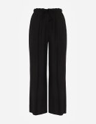 rosa Pantaloni Negri cu elastic în talie Angelona