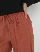 rosa Pantaloni portocalii cu elastic în talie Angelona