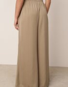 rosa Pantaloni Verde închis Largi cu elastic în talie Bohdi