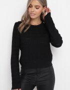rosa Pulover Negru cu capse Stephanan