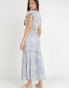 rosa Rochie Alb-Albastră cu șnur Cillereia