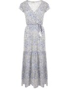 rosa Rochie Alb-Albastră cu șnur Cillereia