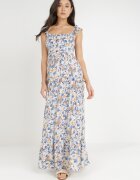 rosa Rochie Alb-Albastru Agathice