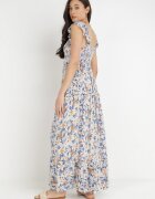 rosa Rochie Alb-Albastru Agathice