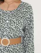 rosa Rochie Alb-Verde Egona
