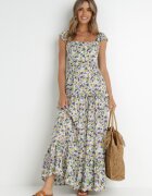 rosa Rochie Alb-Violetă Maibe