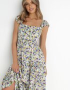 rosa Rochie Alb-Violetă Maibe