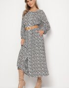 rosa Rochie Albă-Neagră Egona