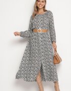 rosa Rochie Albă-Neagră Egona