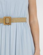 rosa Rochie Albastră cu curea Chrysaleia
