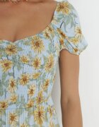 rosa Rochie Albastră Deschisă Bloch