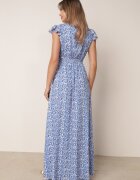 rosa Rochie Albastră din Viscoză Kephestra