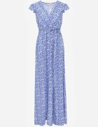 rosa Rochie Albastră din Viscoză Kephestra