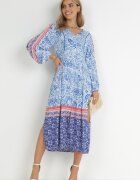 rosa Rochie Albastră Panithoe