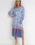 rosa Rochie Albastră Panithoe